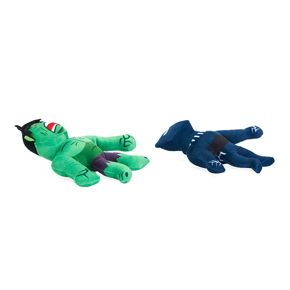 ZippyPaws - Marvel Plush Hulk & Black Panther Dog Toy