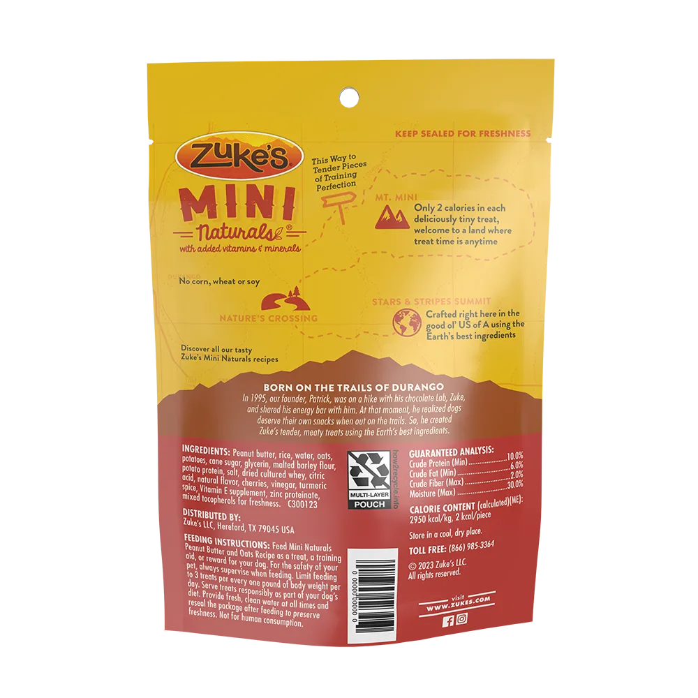 Zuke's - Mini Naturals Peanut Butter