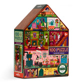 eeBoo - Haunted House Puzzle 100 Piece Puzzle