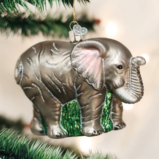 Old World Christmas - Large Elephant Ornament