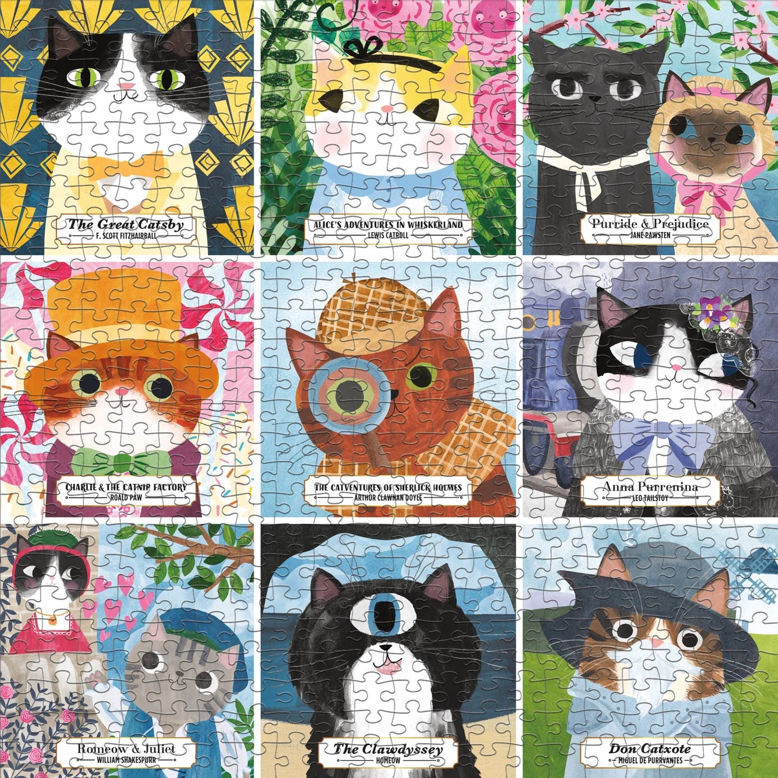 Puzzle Bookish Cats