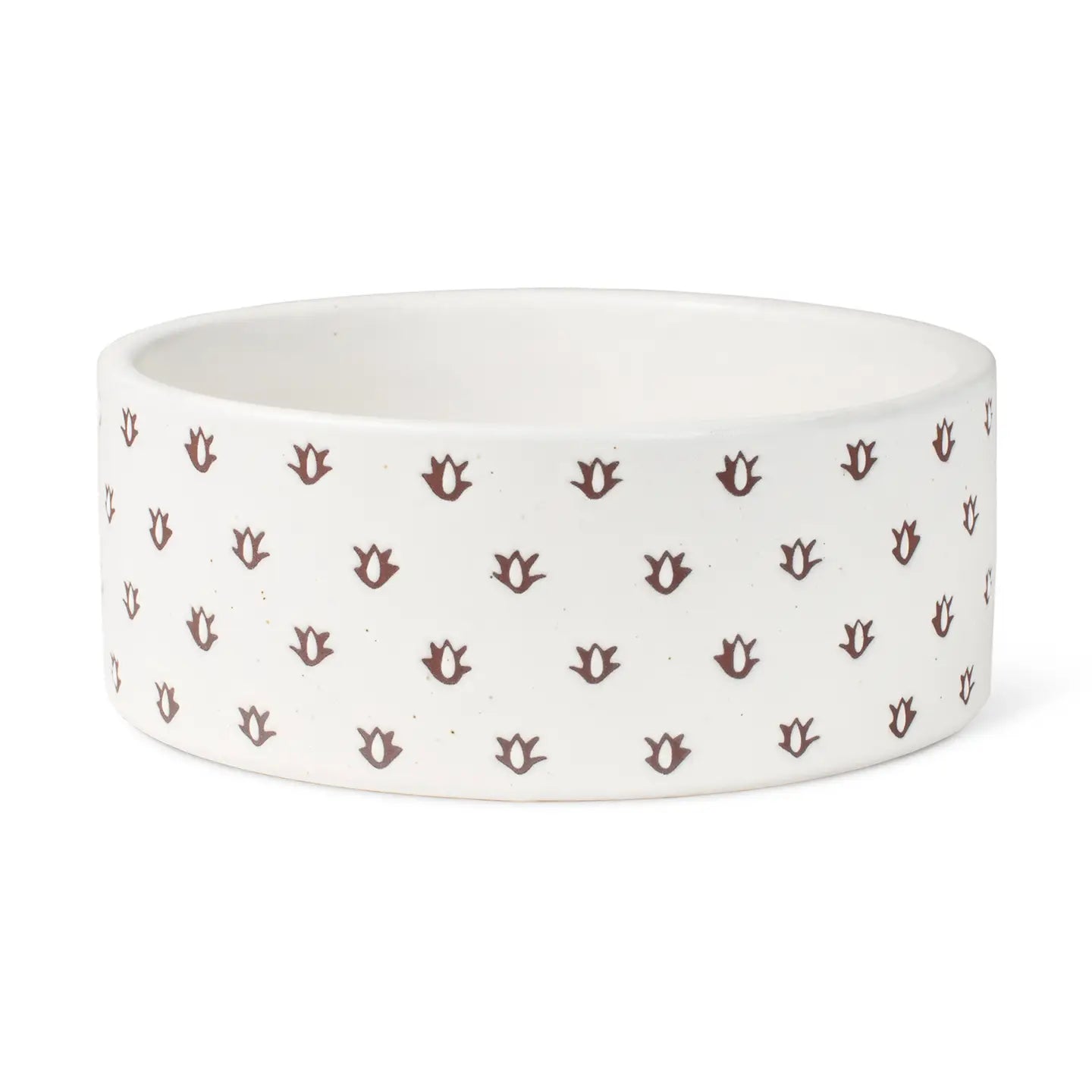 Petshop by Fringe Studio - Pet Bowl Speckled Black Bone