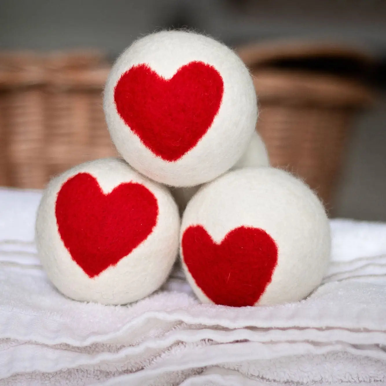 Friendsheep - Eco Dryer Ball Hearts - Set of 3