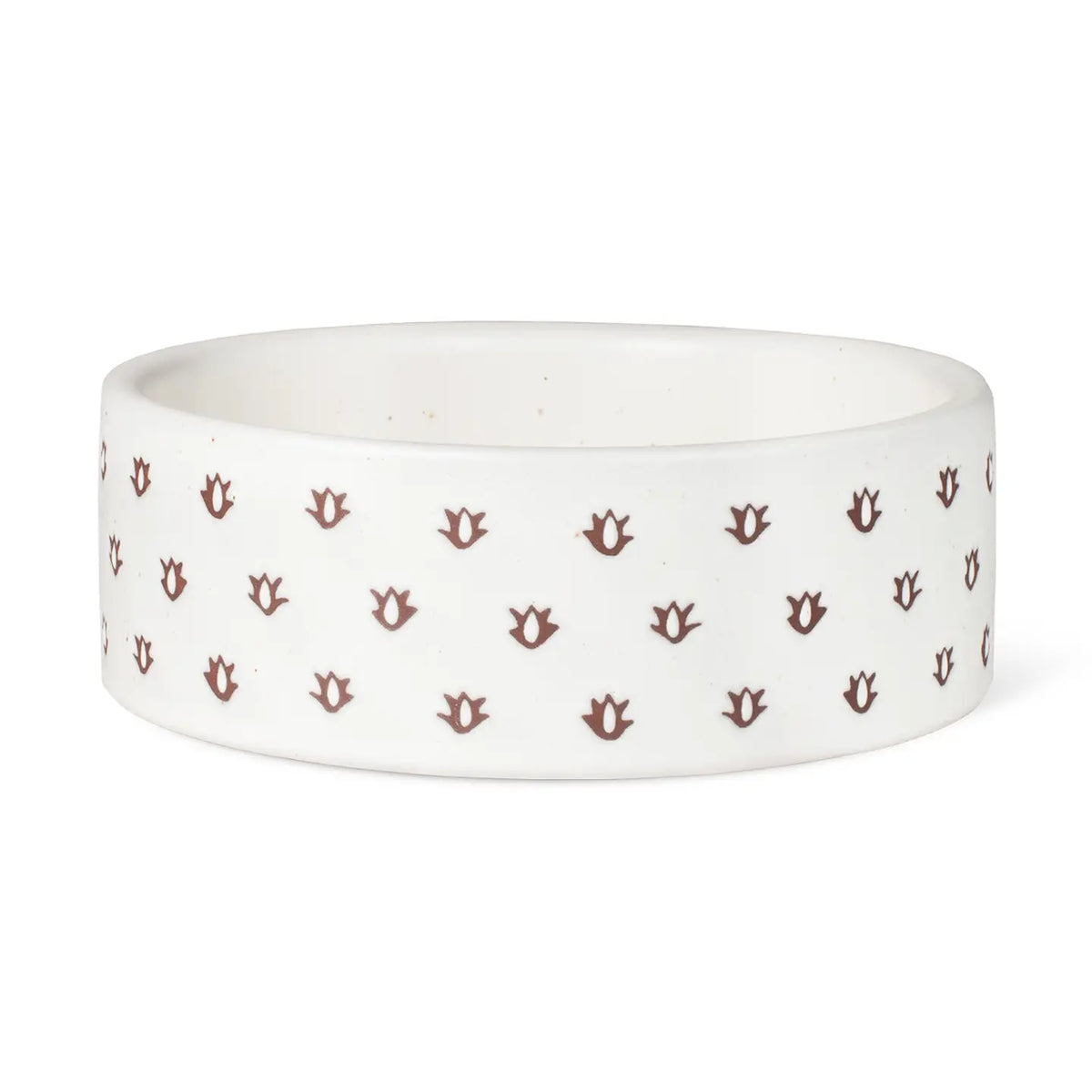 Petshop by Fringe Studio - Pet Bowl Speckled Black Bone