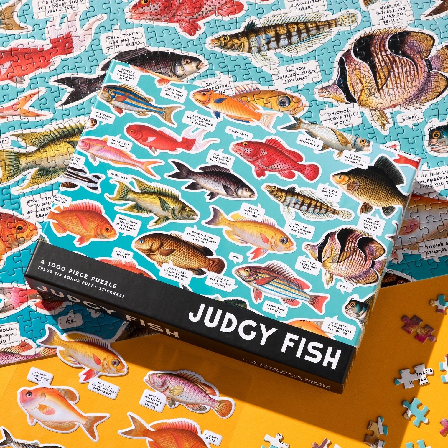 Puzzle Brass Monkey Judgy Fish (1000 Piece)