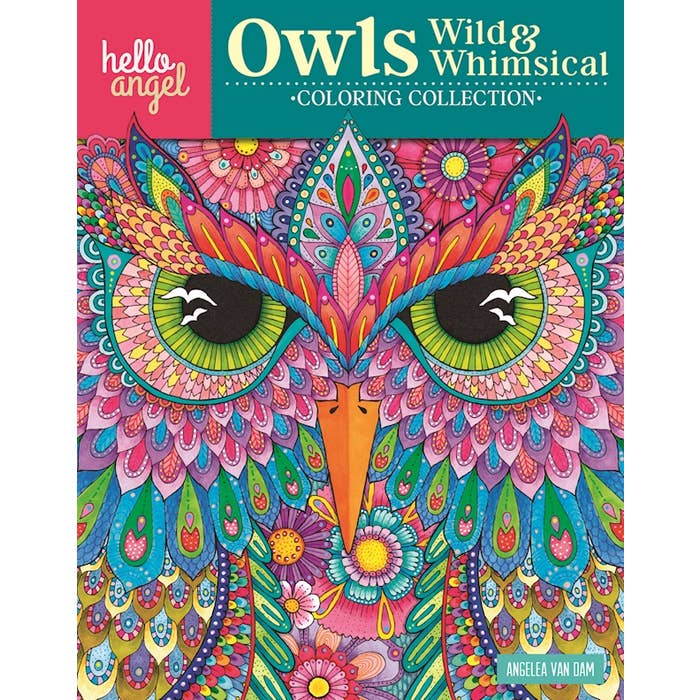 Coloring Book - Wild & Whimsical Owls