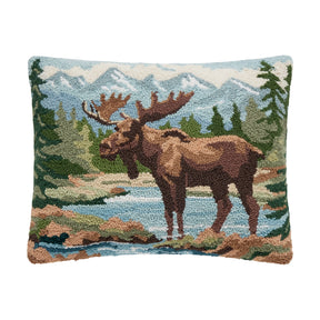 Peking HandiCraft - Pillow Hook Forest Moose