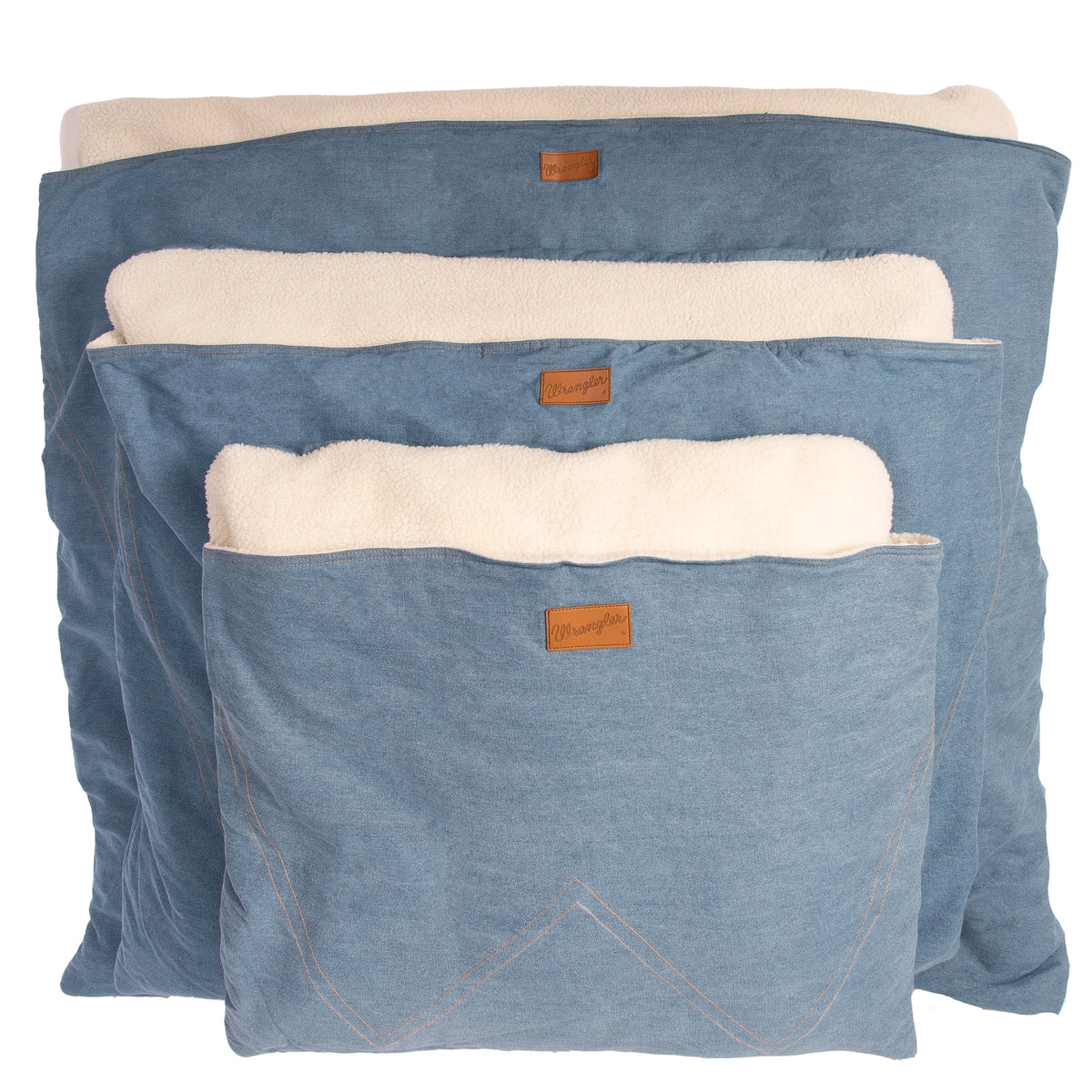 Lexington Pet w/ Wrangler - Bed Denim Envelope Snuggle