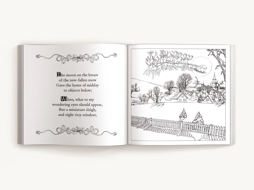 The Night Before Christmas Coloring Book Classic Edition