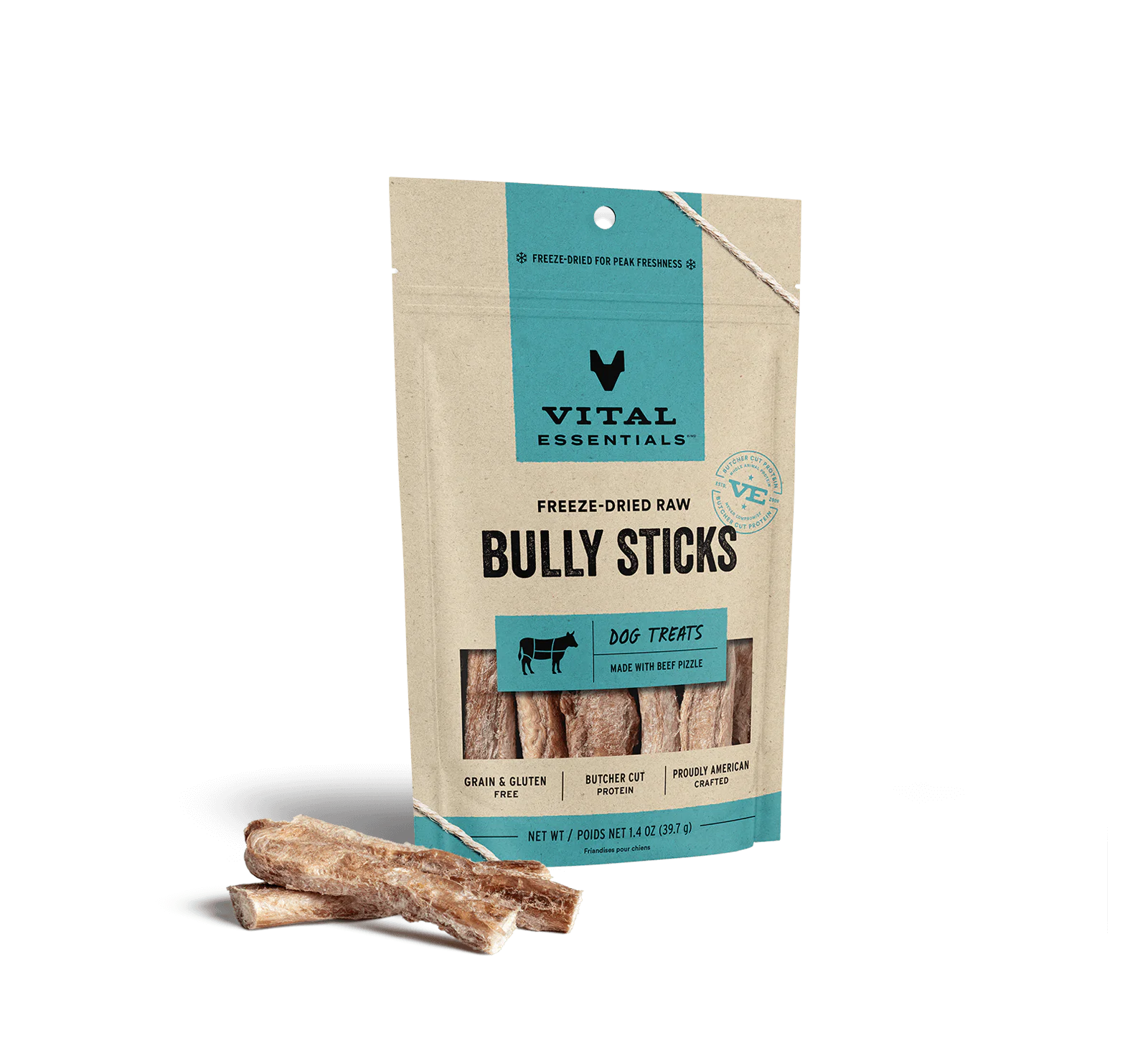 Vital Essentials - Bully Sticks Freeze-Dried Dog Treats