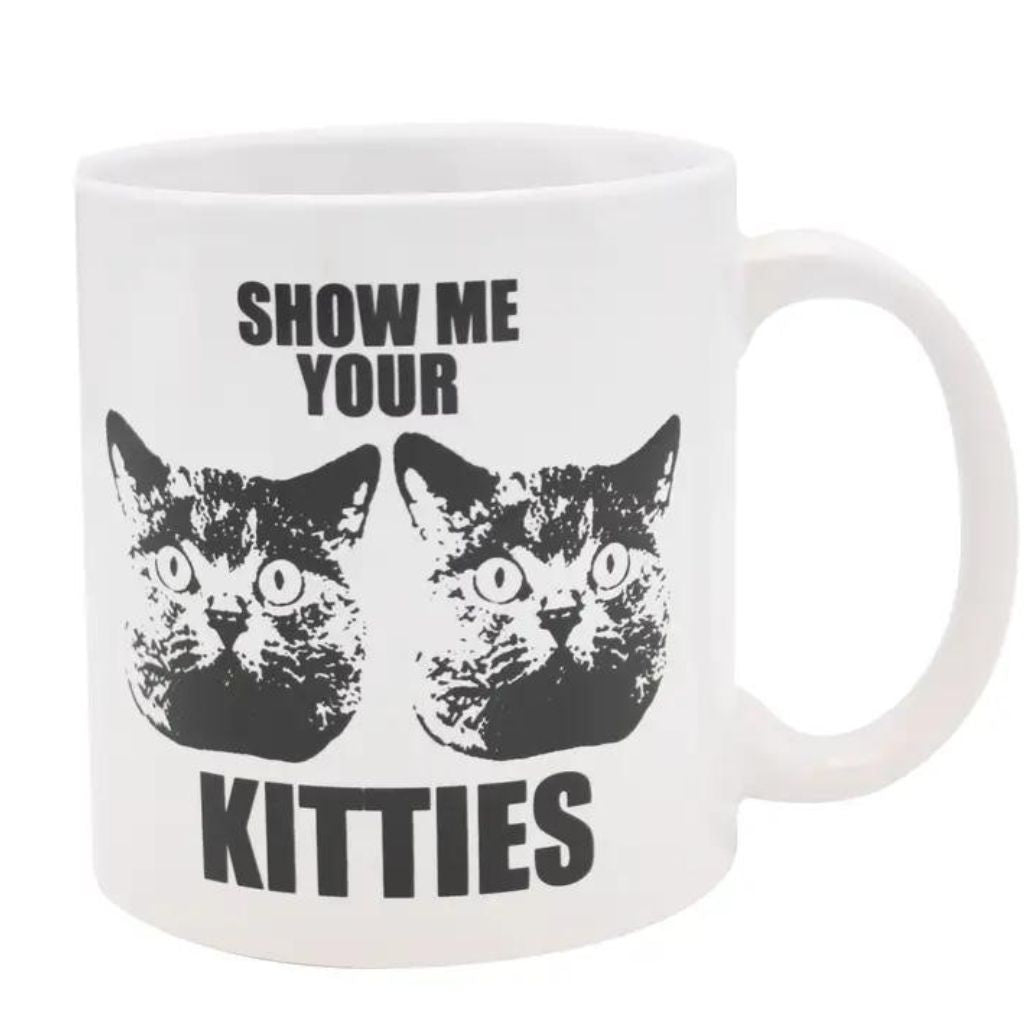 Island Dog Show Me Your Kitties Mug