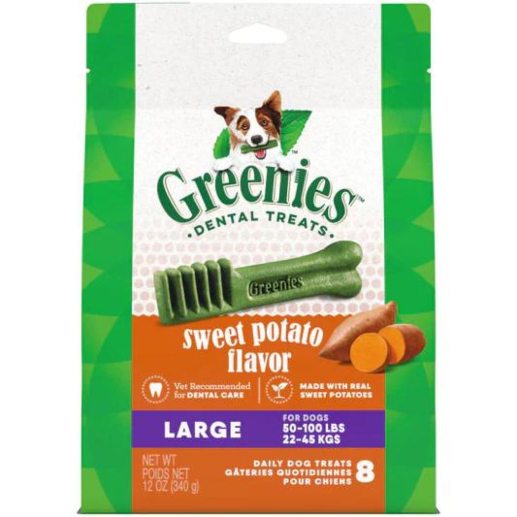 Greenies - Sweet Potato Large Dental Dog Treats