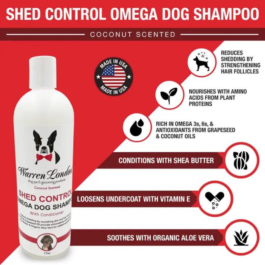 Warren London Shed Control Shampoo for Dogs