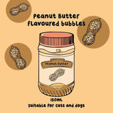 Meaty Bubbles Dog Bubbles Peanut Butter