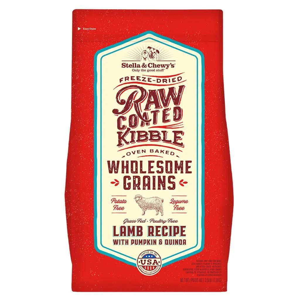 Stella & Chewy's - Lamb Recipe with Pumpkin and Quinoa Raw Coated Kibble Wholesome Grains