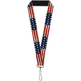 Buckle Down - Stars and Stripes Lanyard