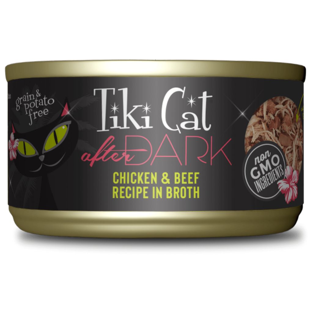 Tiki Pets - After Dark Cat Chicken and Beef Can Food