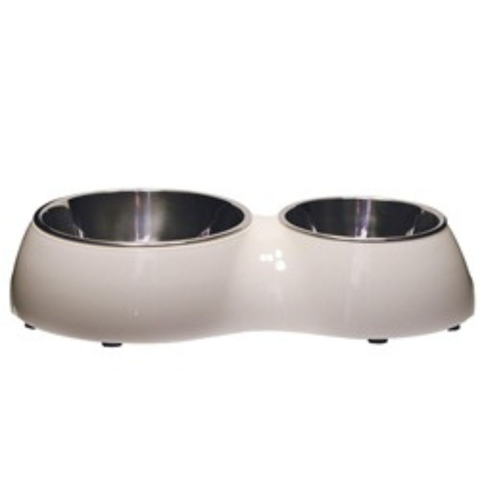 Hagen Pet Products Catit Double Dinner with Stainless Steel Bowls