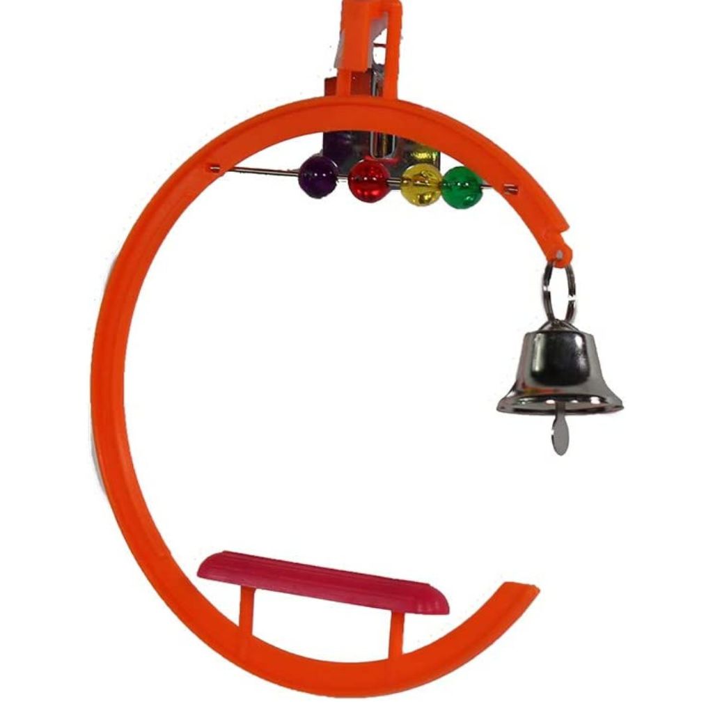 Penn-Plax Bird Swing with Beads and Bell