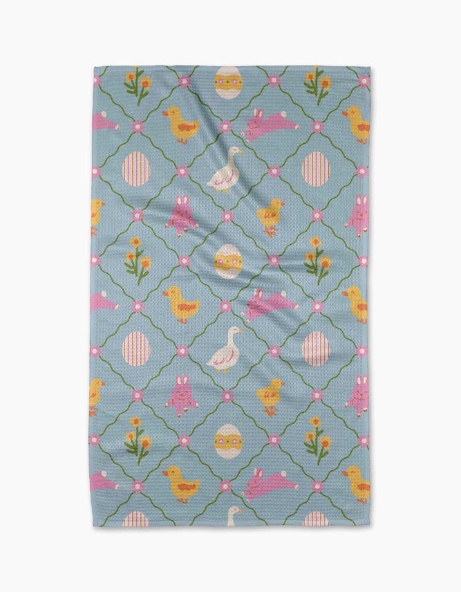 Geometry - Tea Towel Easter Critters
