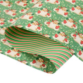 Primitives by Kathy - Gift Wrap Retro Santa
