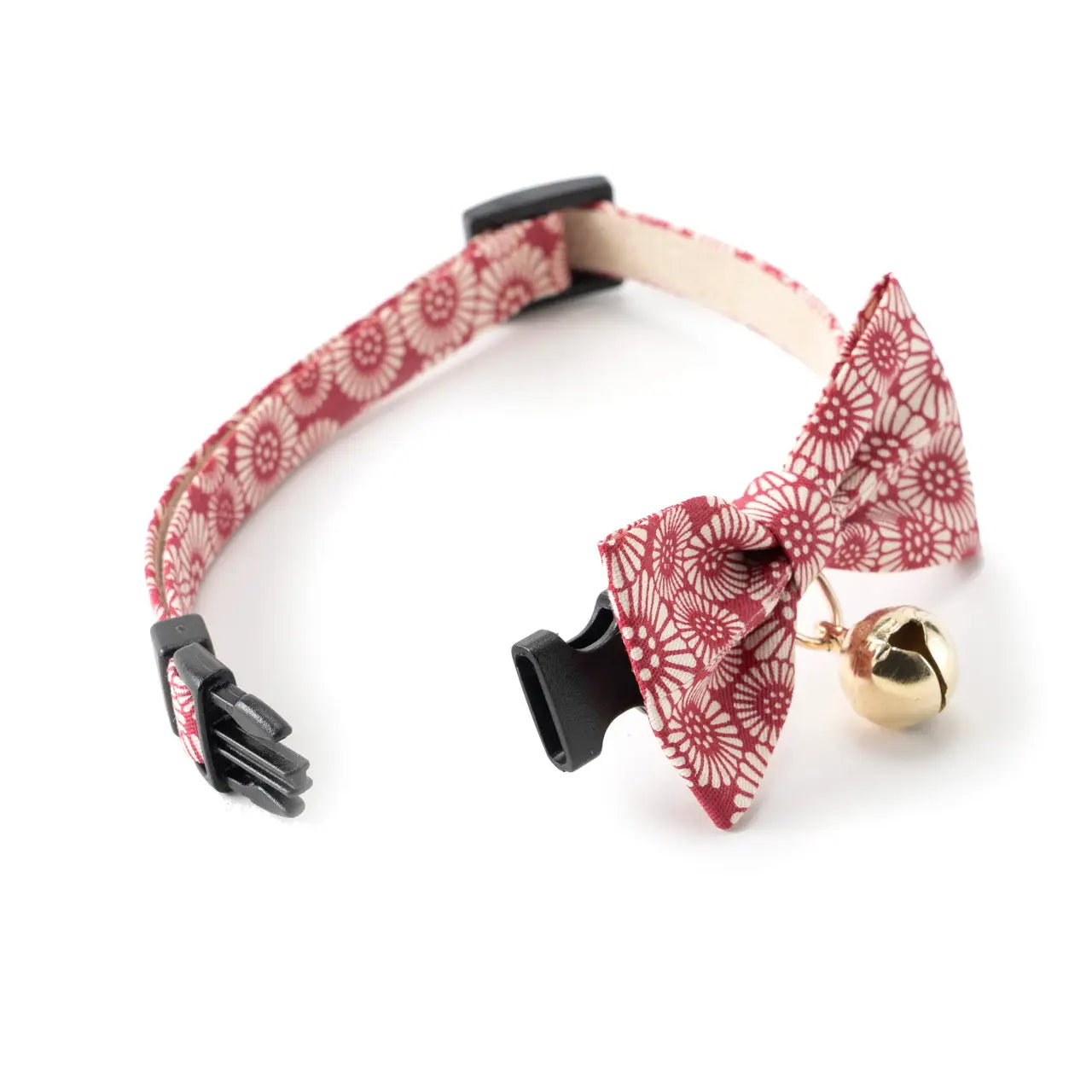 Cat Collar Kiku Ribbon Bow Tie