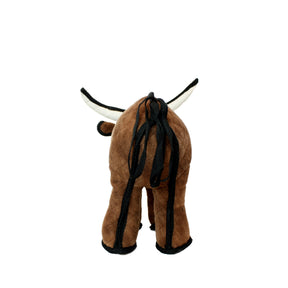 Tuffy Barnyard Bull Dog Toy