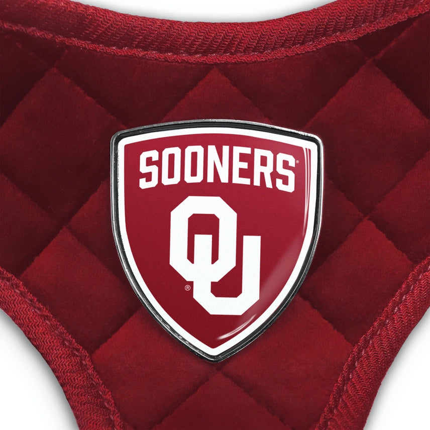 Little Earth Productions - Oklahoma Sooners Velvet Pet Harness