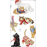 Mary Lake Thompson - Towel Holiday Cat Scatter