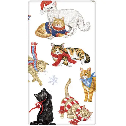 Mary Lake Thompson - Towel Holiday Cat Scatter
