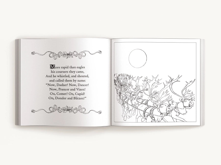 The Night Before Christmas Coloring Book Classic Edition