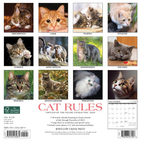 2024 Cat Rules Calendar