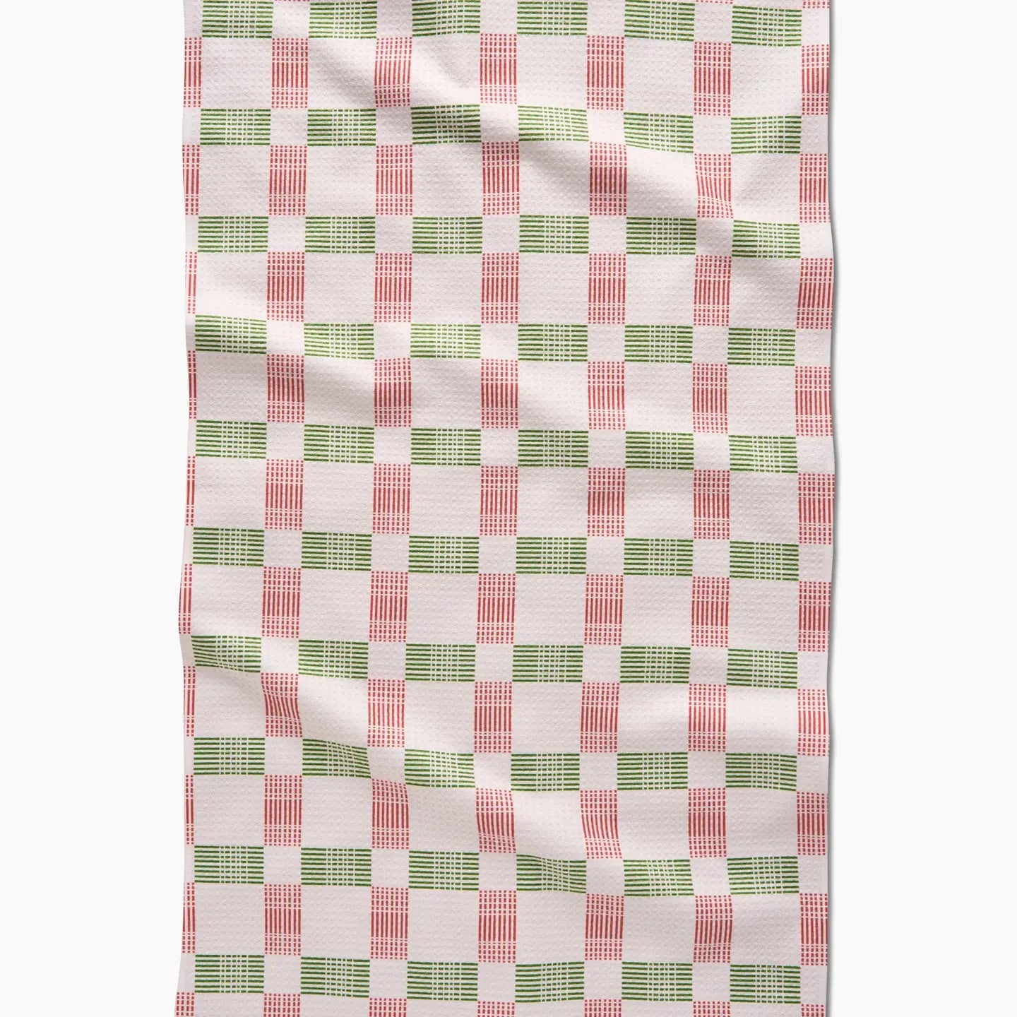 Geometry - Tea Towel Be Merry Plaid