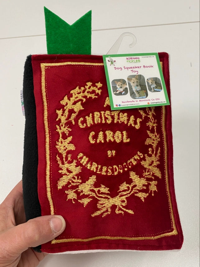 Screaming Pickles - Dog Toy Book Classic Literary Parodies - A Christmas Carol