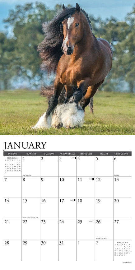 2024 Horse Feathers Calendar