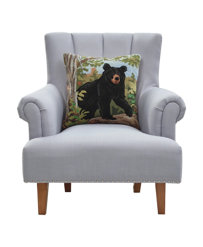 Peking HandiCraft - Pillow Black Bear Landscape