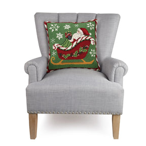 Peking HandiCraft - Pillow Santa Sleigh Hook