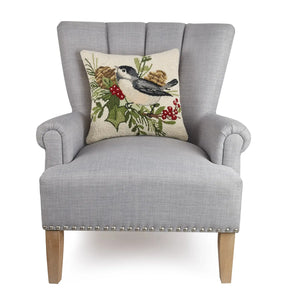 Peking Handicraft - Pillow Hook Winter Chickadee