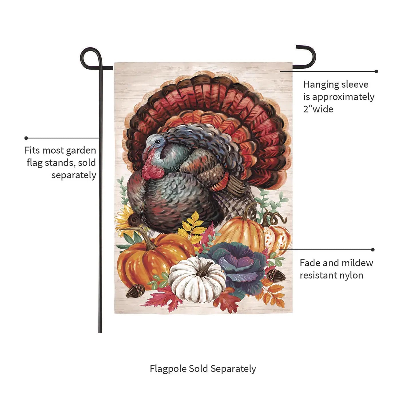 Evergreen Enterprises - Flag Elaborate Turkey