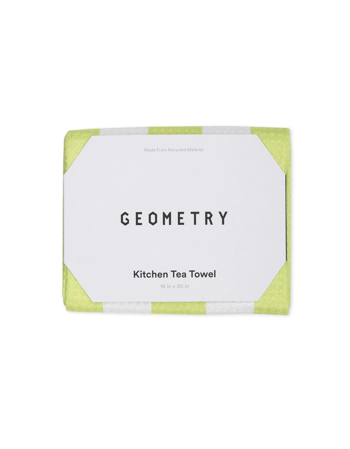Geometry - Tea Towel Summer Bold Green