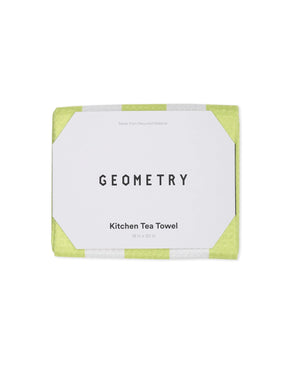 Geometry - Tea Towel Summer Bold Green
