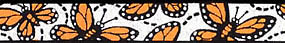 Nylon Velcro Cat Collar - Monarch Butterflies