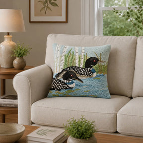 Peking HandiCraft - Pillow Hook Loon Lake