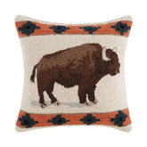 Hook Pillow Roaming Buffalo