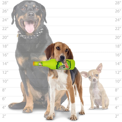 Tuffy Dog Toys - Silly Squeaker Beer Bottle Mountain Drool