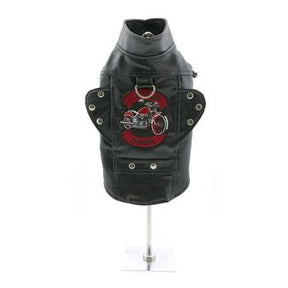 Doggie Design - Biker Dawg Motorcycle Jacket Black