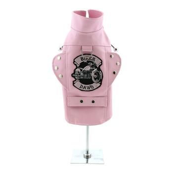 Doggie Design - Biker Dawg Motorcycle Jacket Pink