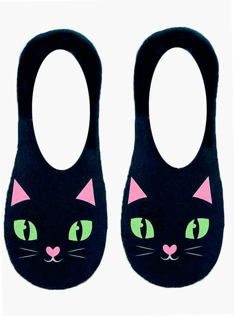 Living Royal - Black Kitty Liner Socks