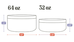 Stainless Steel Pet Food/Water Bowl - Dishwasher Safe