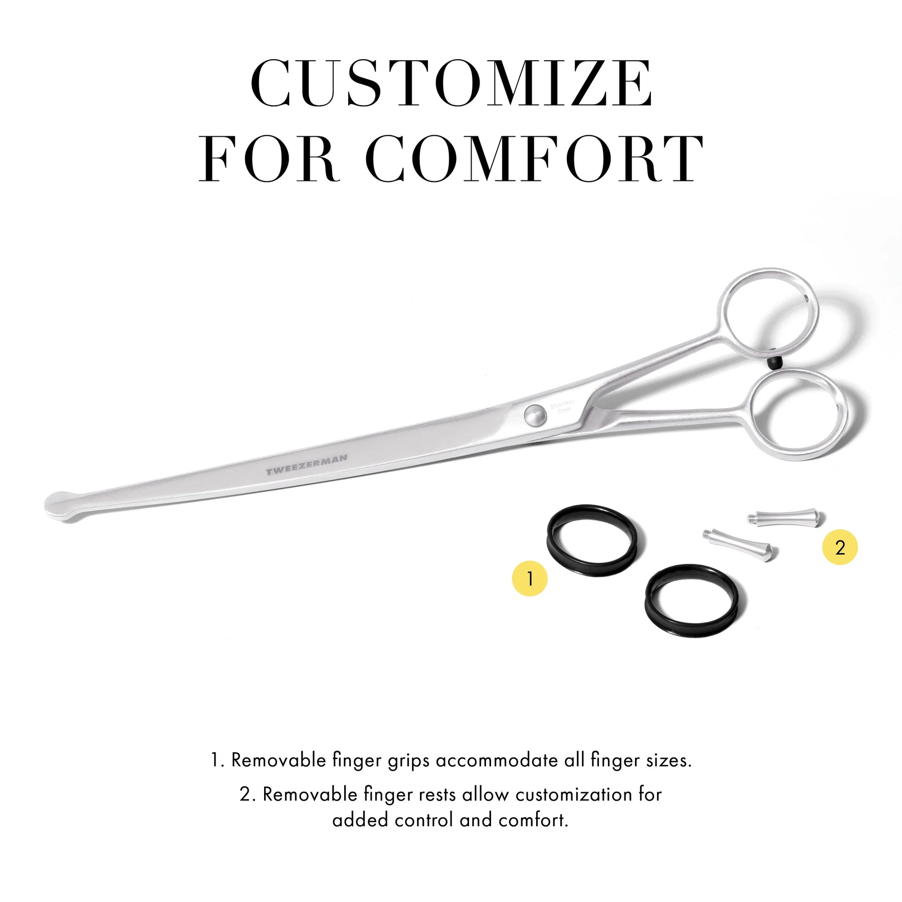 Tweezerman - Grooming Shears Curved 9"